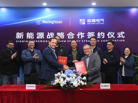 征途国际电气与西屋电气正式达成全球新能源战略合作